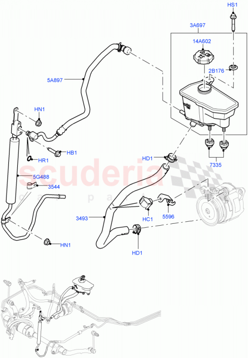 Part Diagram for Land Rover LR035470