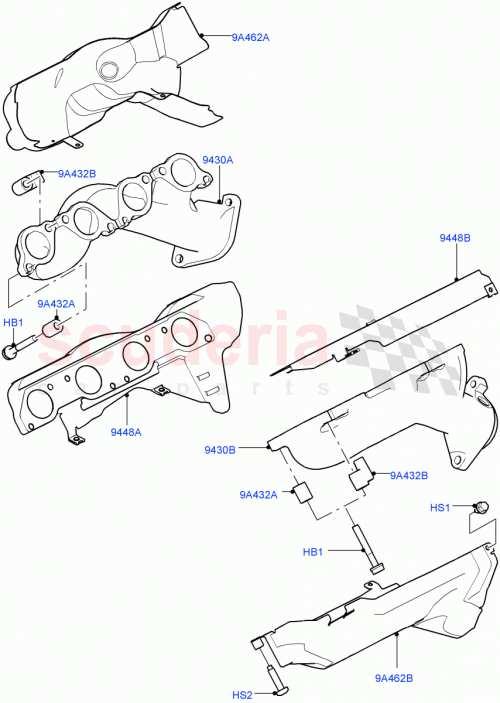 Part Diagram for Land Rover LR035111