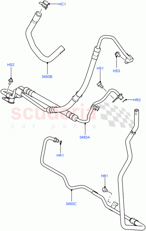 Part Diagram for Land Rover QEP501720