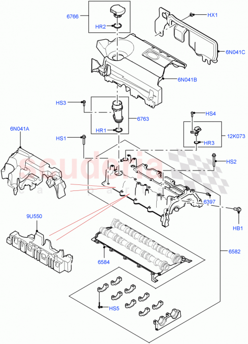 Part Diagram for Land Rover LR139691