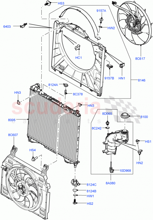 Part Diagram for Land Rover LR095536