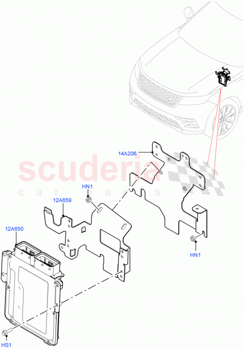 Part Diagram for Land Rover LR091845