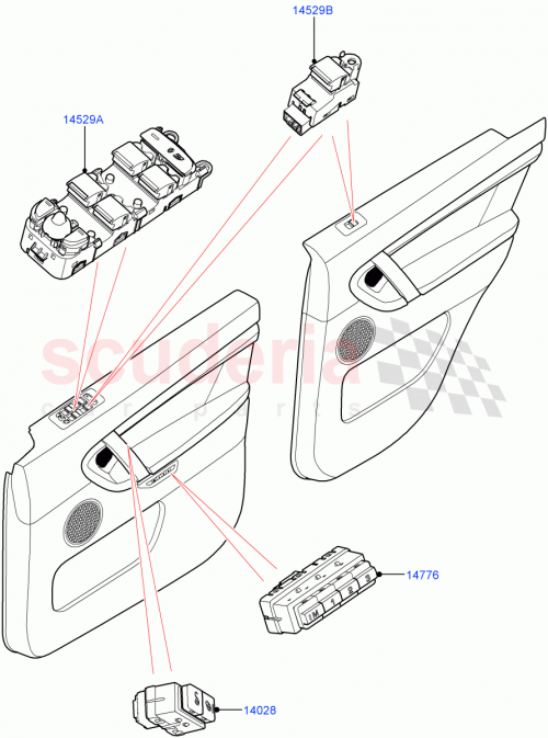 Part Diagram for Land Rover LR128002