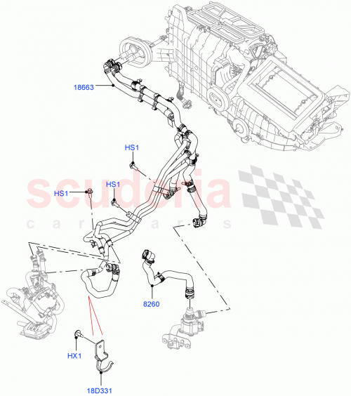 Part Diagram for Land Rover LR140984