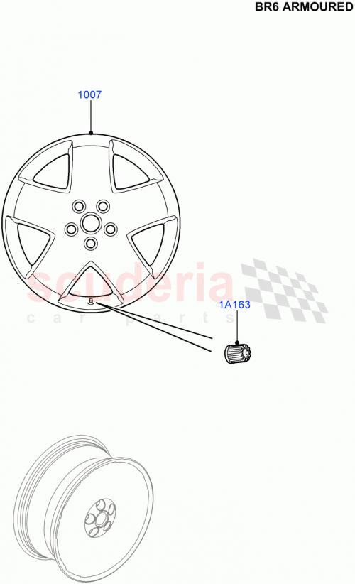 Part Diagram for Land Rover LR031909