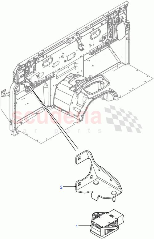 Part Diagram for Land Rover LR021953