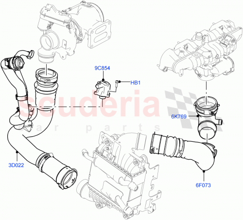 Part Diagram for Land Rover LR141942