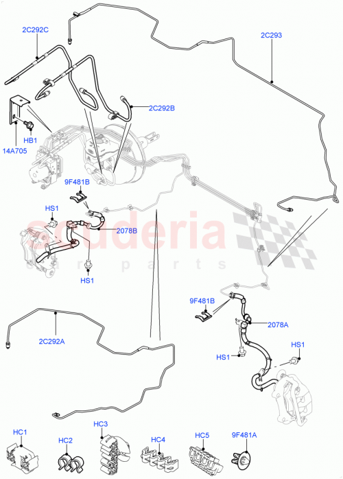 Part Diagram for Land Rover LR020006