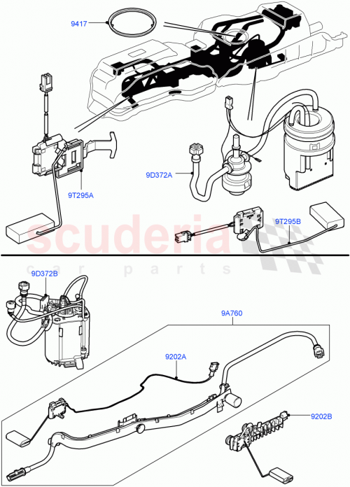 Part Diagram for Land Rover LR016845
