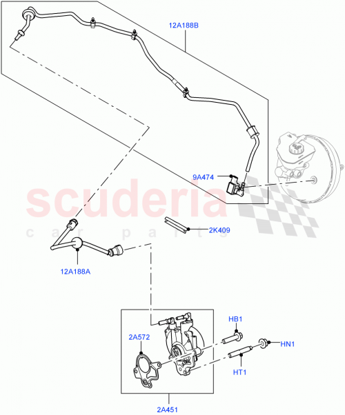Part Diagram for Land Rover LR105217