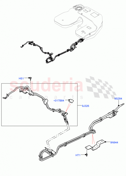 Part Diagram for Land Rover LR137496