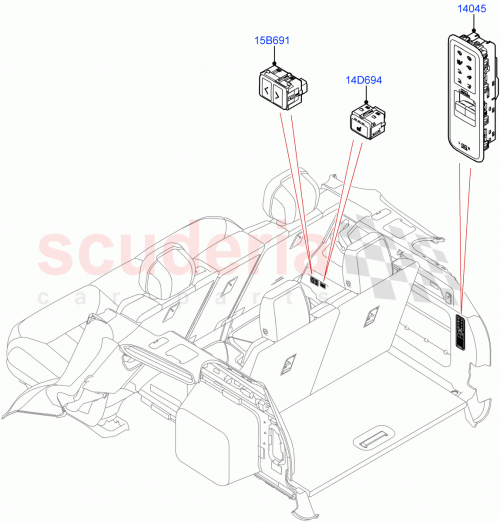 Part Diagram for Land Rover LR081326