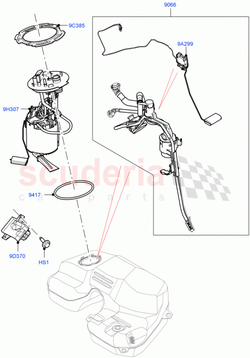 Part Diagram for Land Rover LR125267