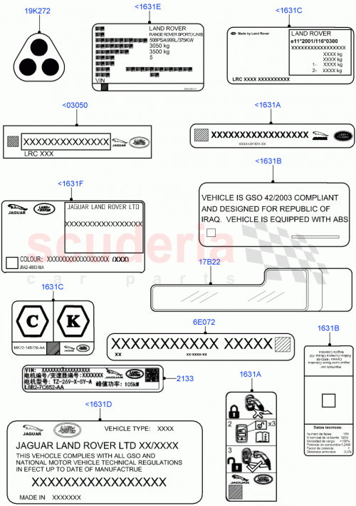 Part Diagram for Land Rover LR146646