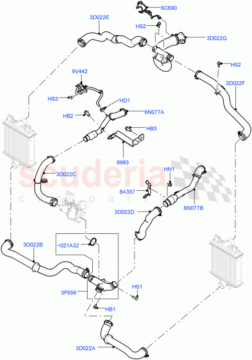 Part Diagram for Land Rover LR014386