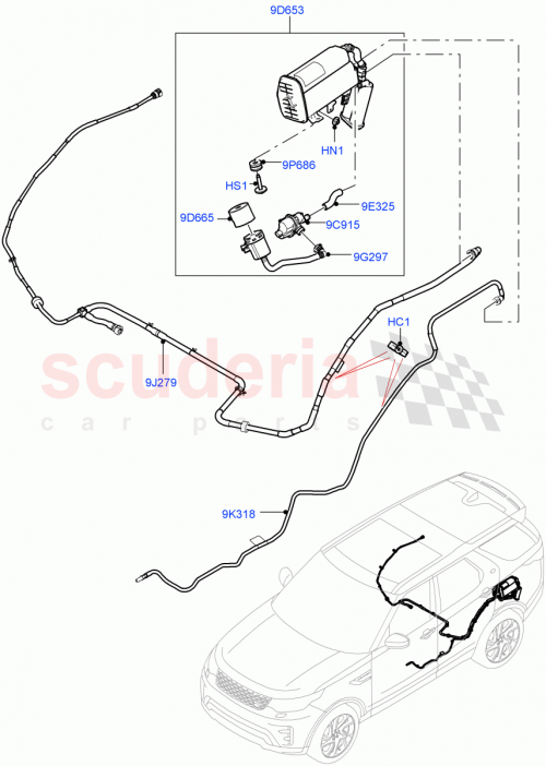 Part Diagram for Land Rover LR142082