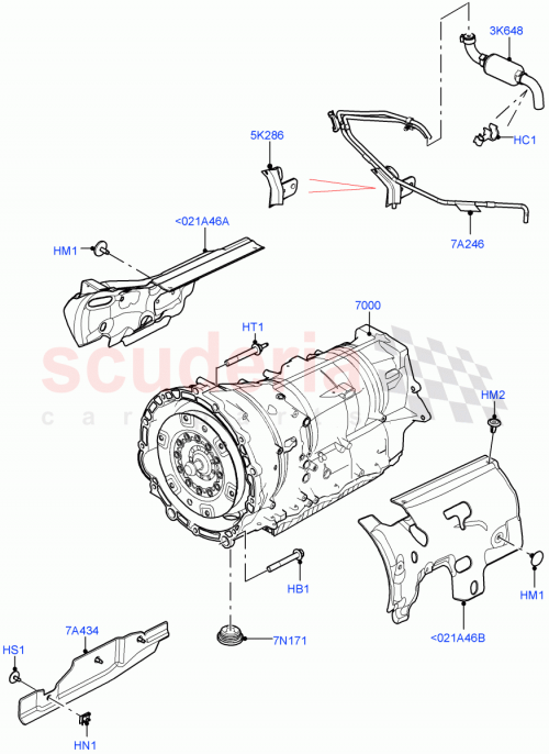 Part Diagram for Land Rover LR161155