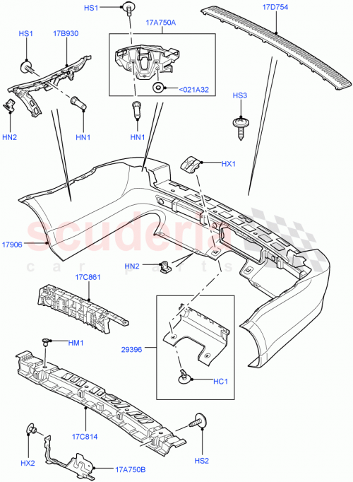 Part Diagram for Land Rover LR013862