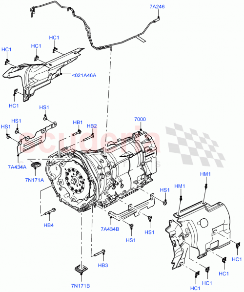 Part Diagram for Land Rover LR152228
