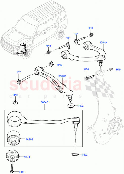 Part Diagram for Land Rover LR144505