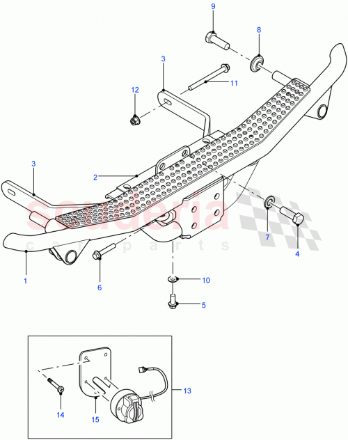 Part Diagram for Land Rover VPLDV0095