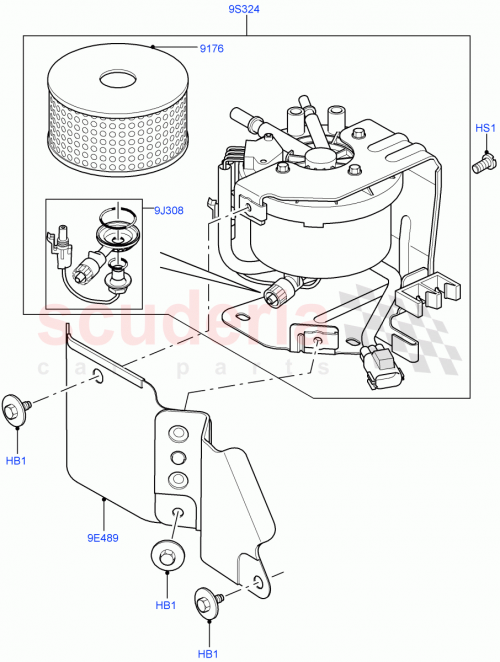 Part Diagram for Land Rover WKU500090