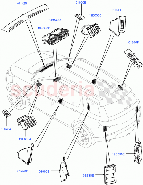 Part Diagram for Land Rover LR066753