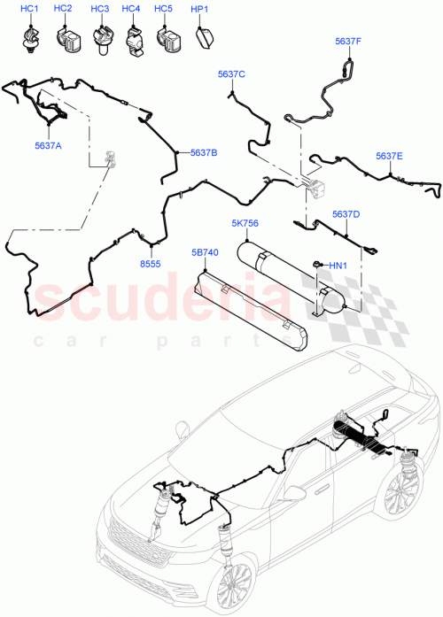 Part Diagram for Land Rover LR141818