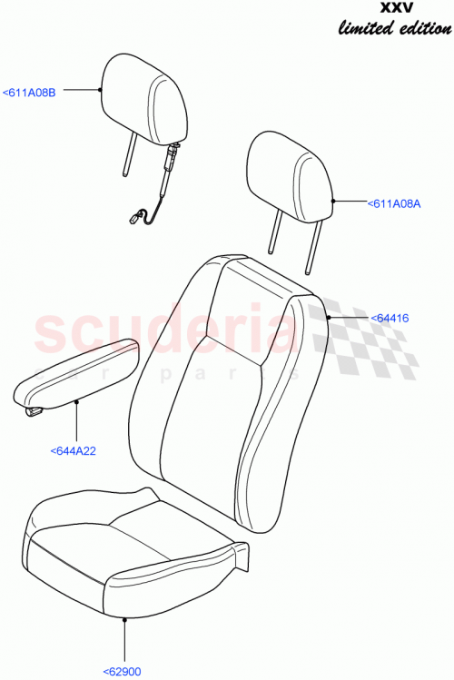 Part Diagram for Land Rover LR057512