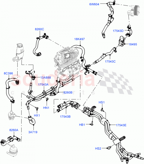 Part Diagram for Land Rover LR135268