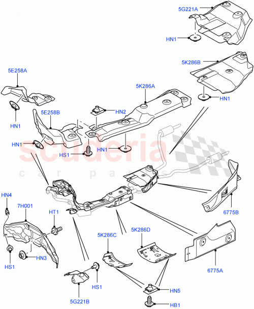 Part Diagram for Land Rover LR013150