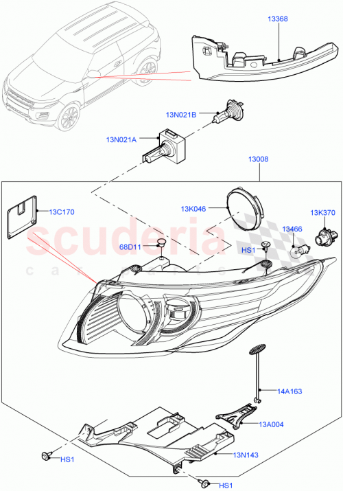 Part Diagram for Land Rover LR083554
