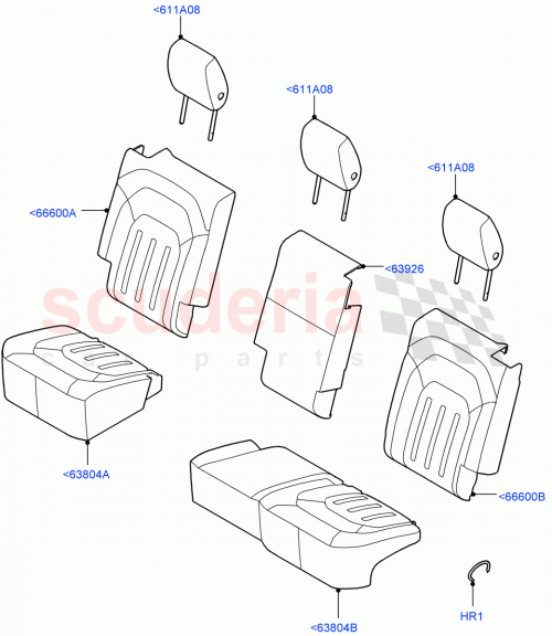 Part Diagram for Land Rover LR129995