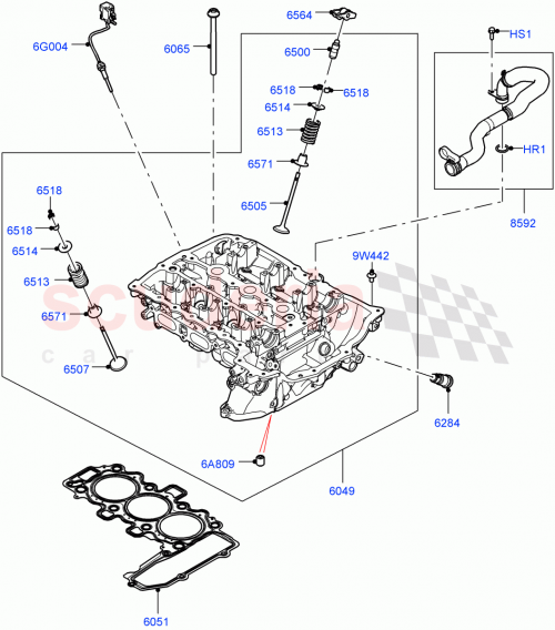 Part Diagram for Land Rover LR133326
