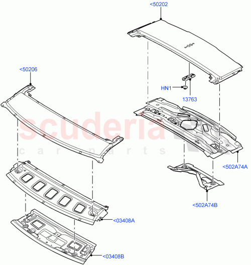 Part Diagram for Land Rover LR091002