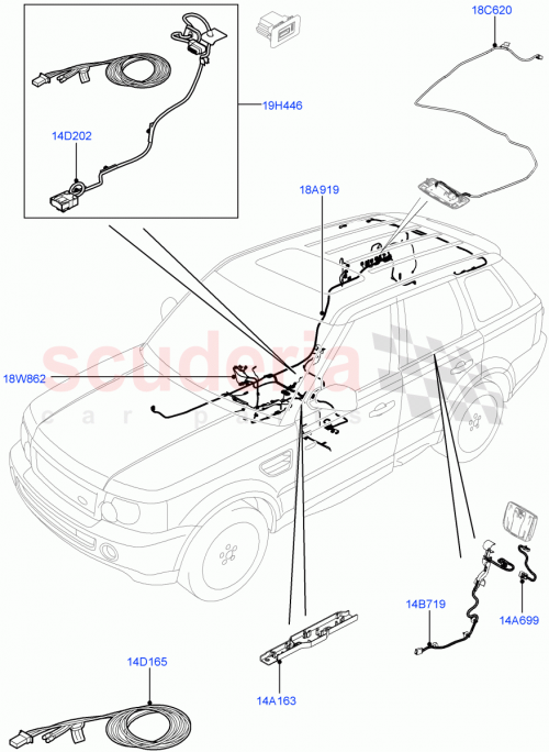 Part Diagram for Land Rover LR030546