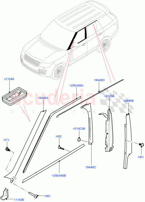 Part Diagram for Land Rover LR034036