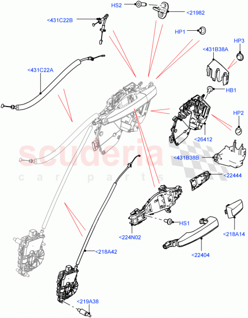 Part Diagram for Land Rover LR117161
