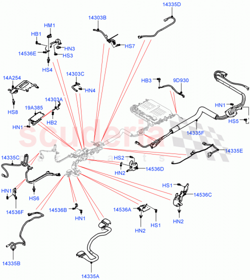 Part Diagram for Land Rover LR102197