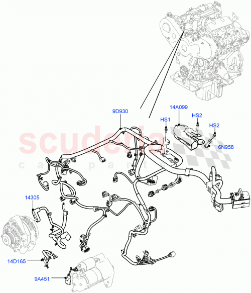 Part Diagram for Land Rover LR076002