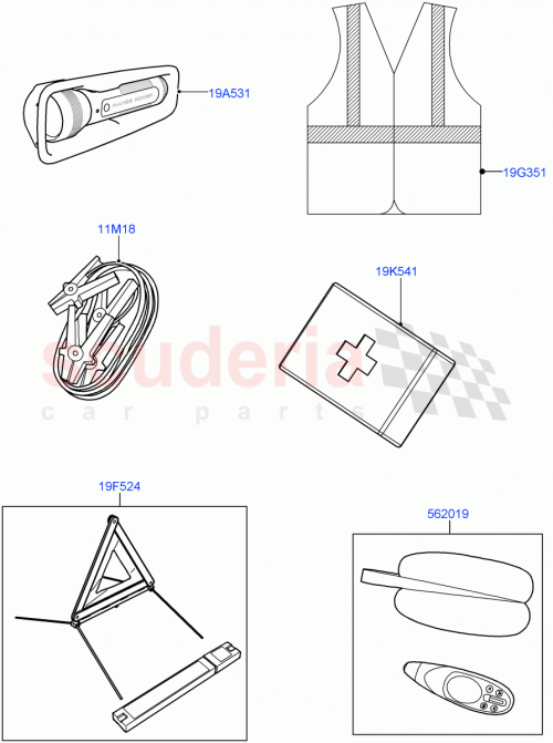 Part Diagram for Land Rover VPLWS0188