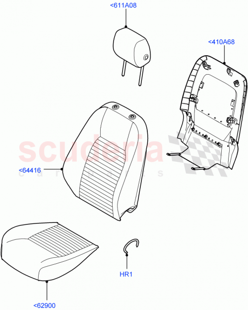 Part Diagram for Land Rover LR058667