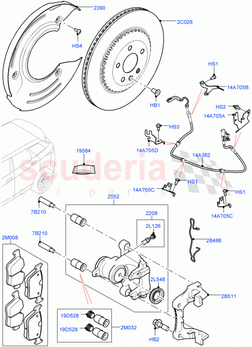 Part Diagram for Land Rover LR139986