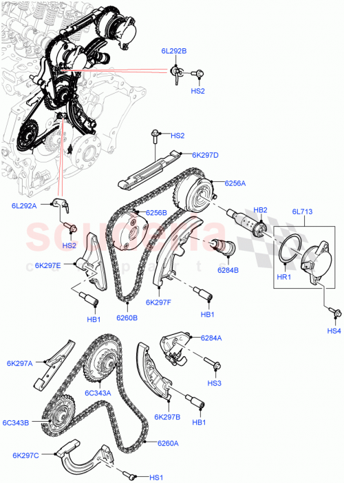 Part Diagram for Land Rover LR125428