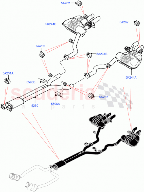 Part Diagram for Land Rover LR116931