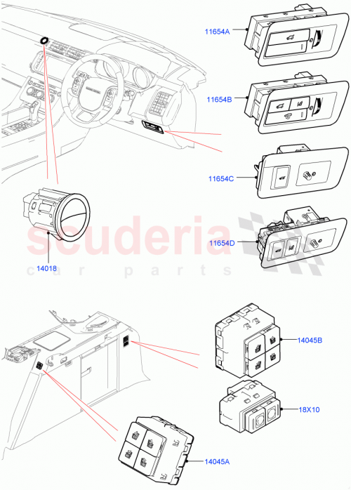 Part Diagram for Land Rover LR053011