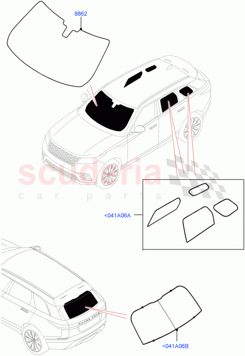 Part Diagram for Land Rover VPLYS0426