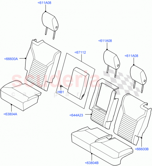 Part Diagram for Land Rover LR080655