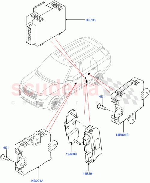 Part Diagram for Land Rover LR081316