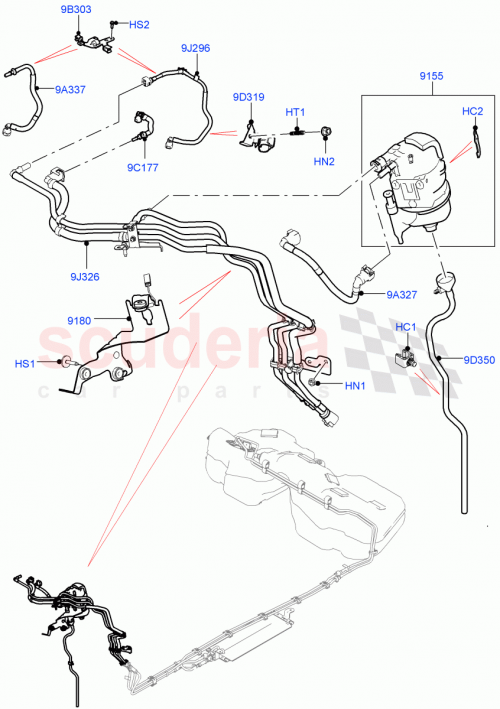 Part Diagram for Land Rover LR093058